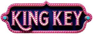 King Key drag king logo representing LGBTQ drag performer and cabaret entertainer King Key based on the Costa del Sol Spain